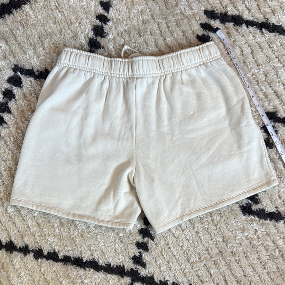 NWOT Broken Promises Cream Lasso Boyfriend Sweat Shorts (size M) - Picture 4 of 4